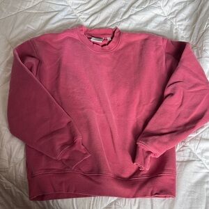 Aritzia Men's Crewneck Sweater in Vibrant Pink